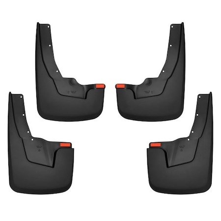 Husky Liners 19-C RAM 1500 VEHICLE HAS RAM OEM FENDER FLARES BLACK FRONT AND REAR W 58136